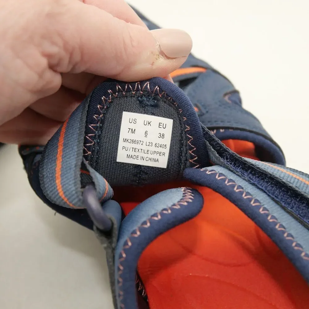 NEW Merrell Unisex Hydro 2 Sandals Shoes Blue Men's 7 Women's 8 Big Kids 7